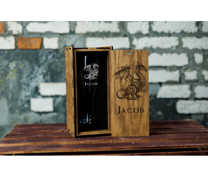 Personalized beer gift set 