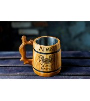Personalized beer mug
