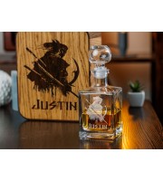 Personalized decanter gift set