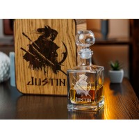 Personalized decanter gift set