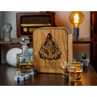 Personalized decanter gift set