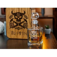 Personalized decanter gift set