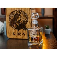 Personalized decanter gift set